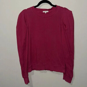 Z Supply Crew Neck pullover Sweatshirt, small. EUC. Dark pink. 100% cotton.